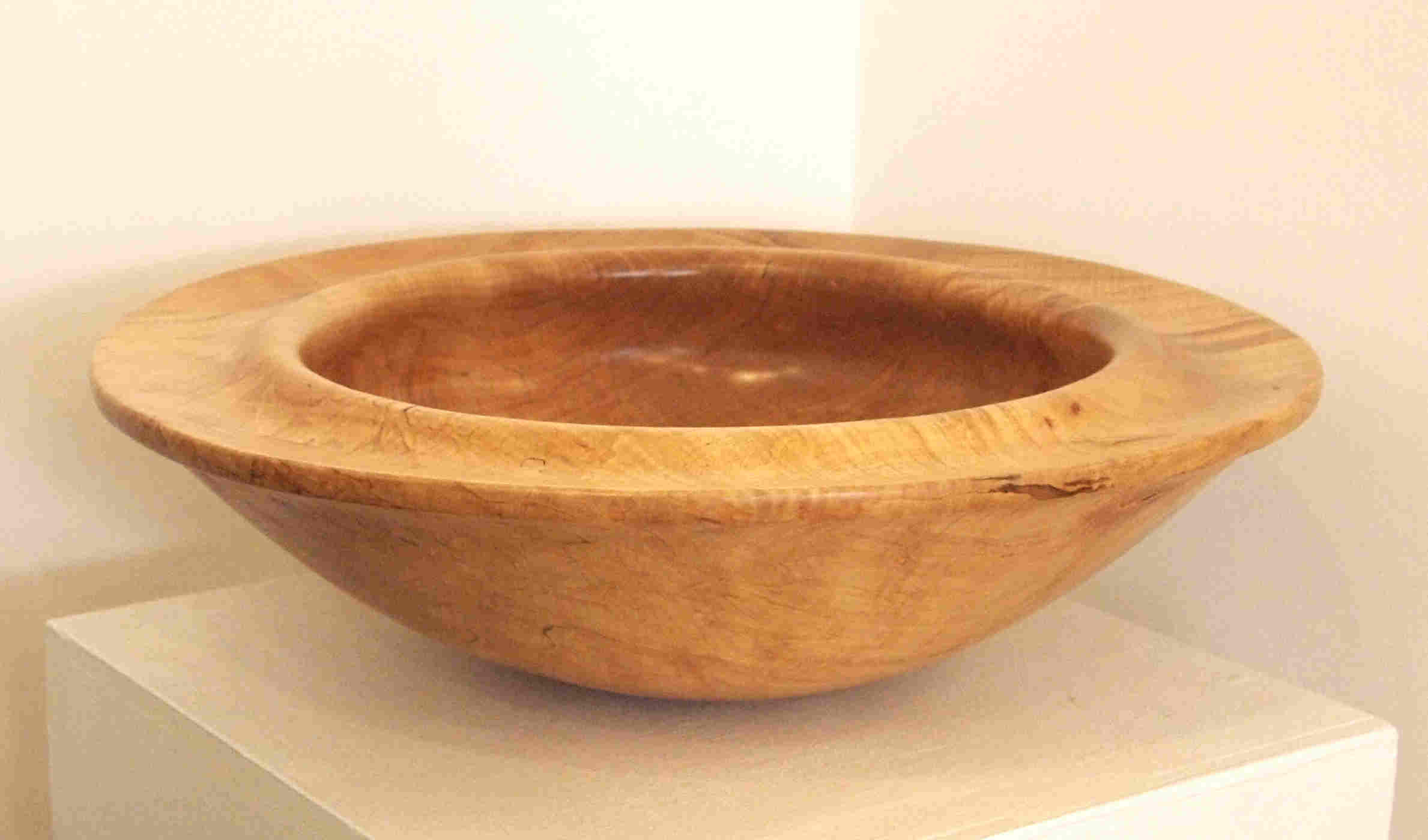 'Spalted Sycamore Bowl III' by artist Angus Clyne